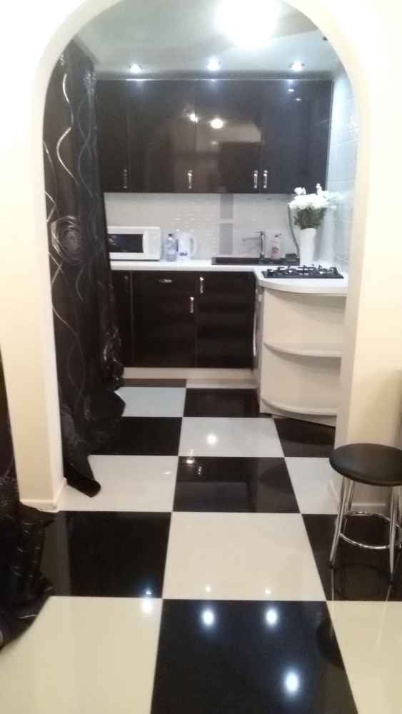Apartment Yuliya с новым ремонтом в черно белом ст... #18