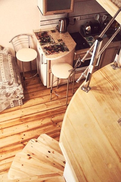 Подобово 1 кімнатна 2-х рівнева квартира, WI-FI, ч... #5