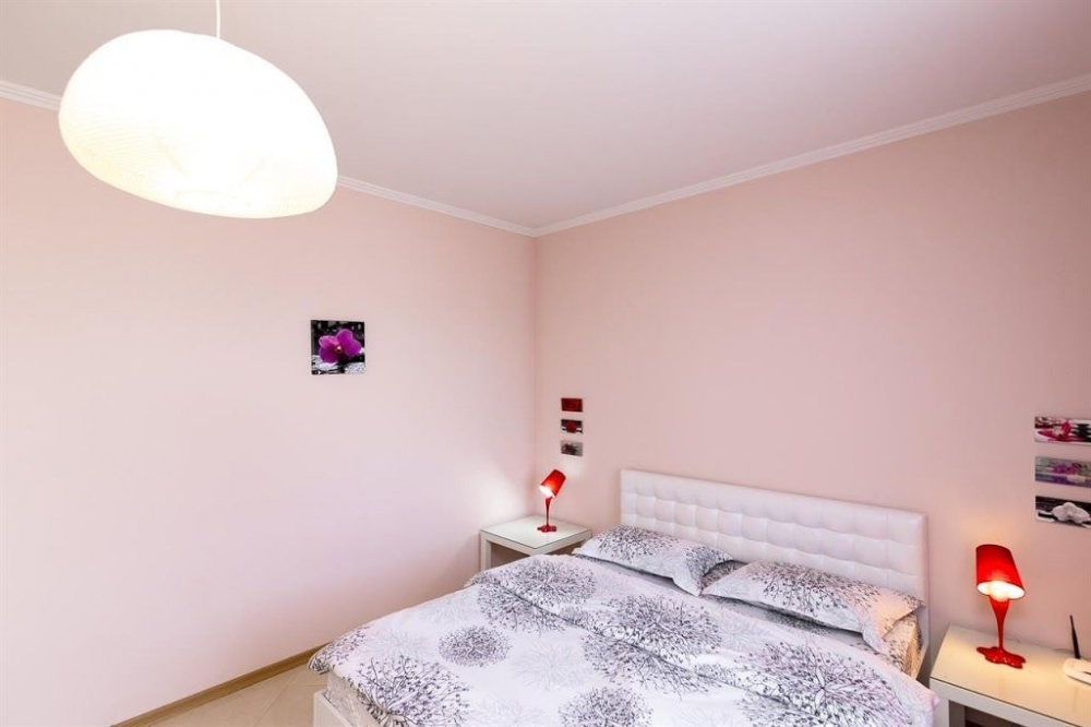 Тандем белого и глубокий красный #7