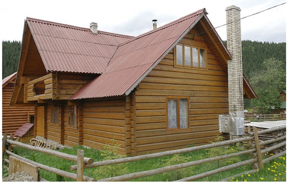 Двоповерховий дерев'яний котедж з каміном на 8-12... #7