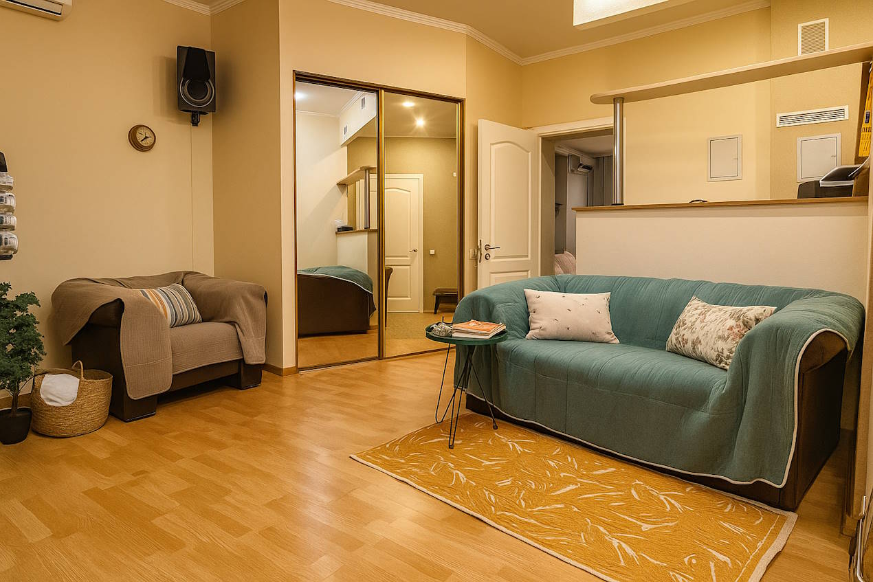 Просторная 2-ком. квартира с лоджией посуточно. Це... #5