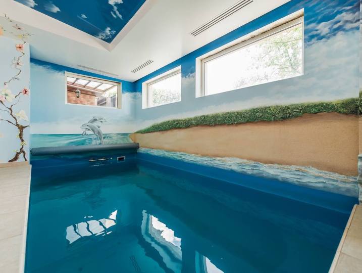 637 Будинок з теплим басейном і сауною #1