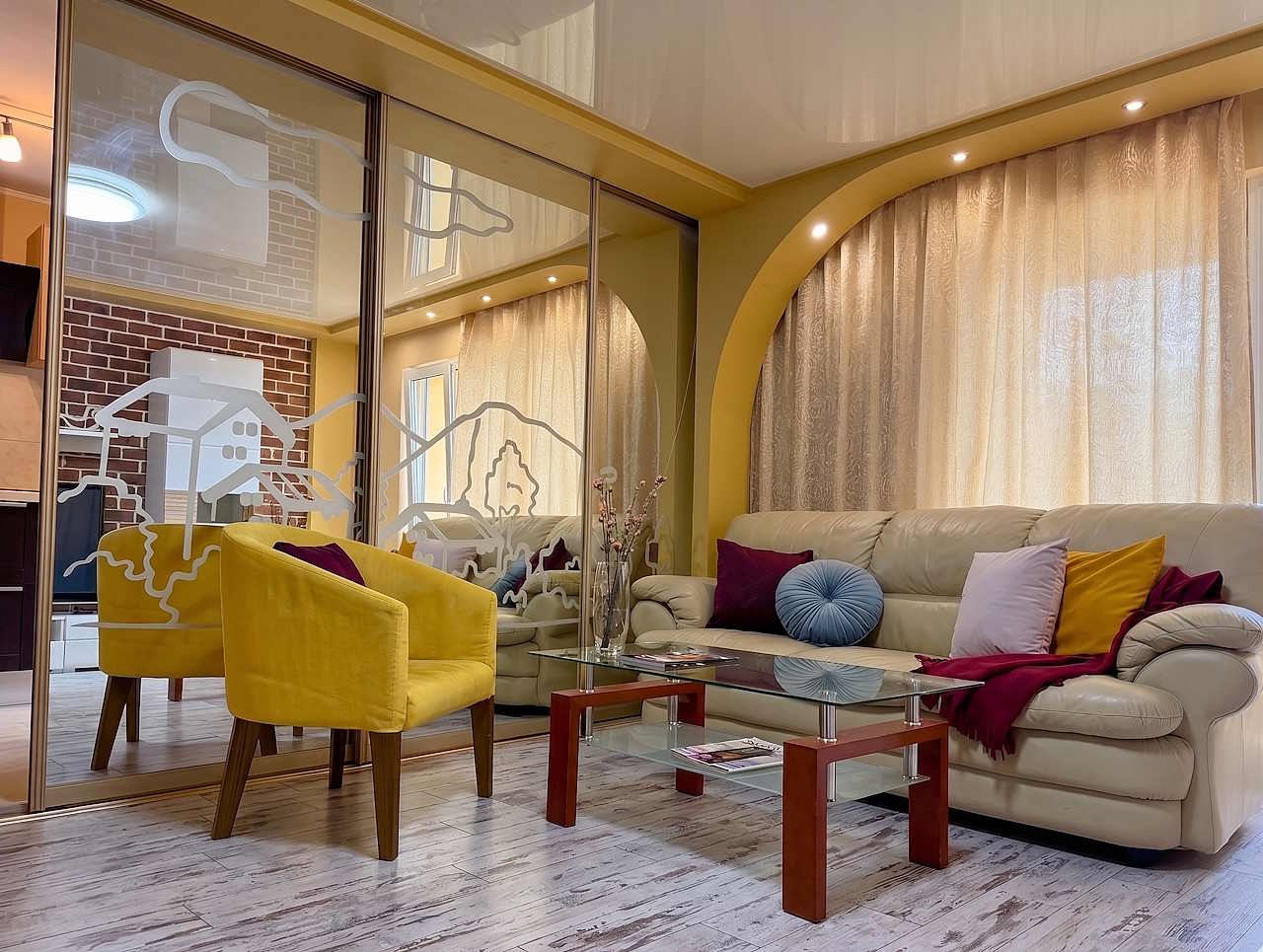 2-ком. видовые апартаменты в центре Днепра. Мост-С... #4